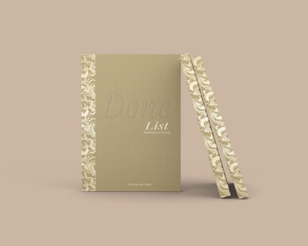 The Continuum Edition physical manifestation planner with premium hardcover and Done List method