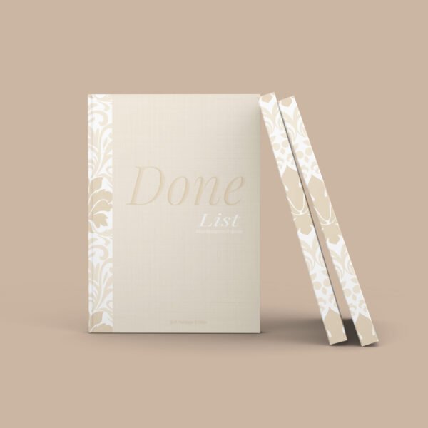 Soft Heritage Edition hardcover physical planner with linen-style cover and Done List method