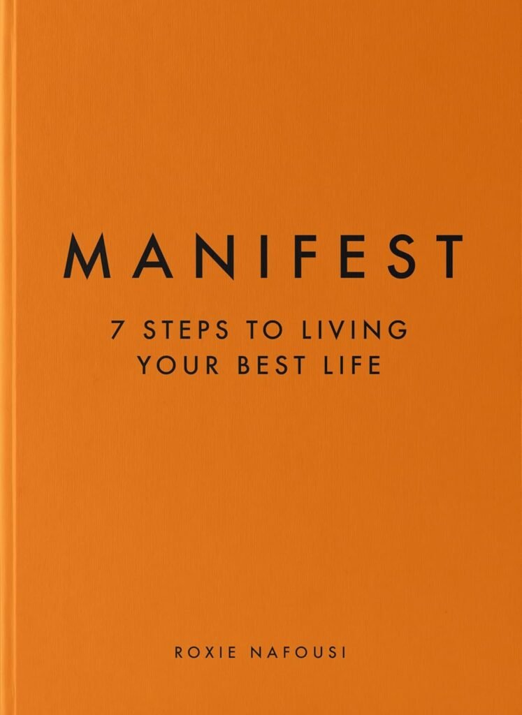 Manifest by Roxie Nafousi book cover in a minimalist CalmDone reading space.
