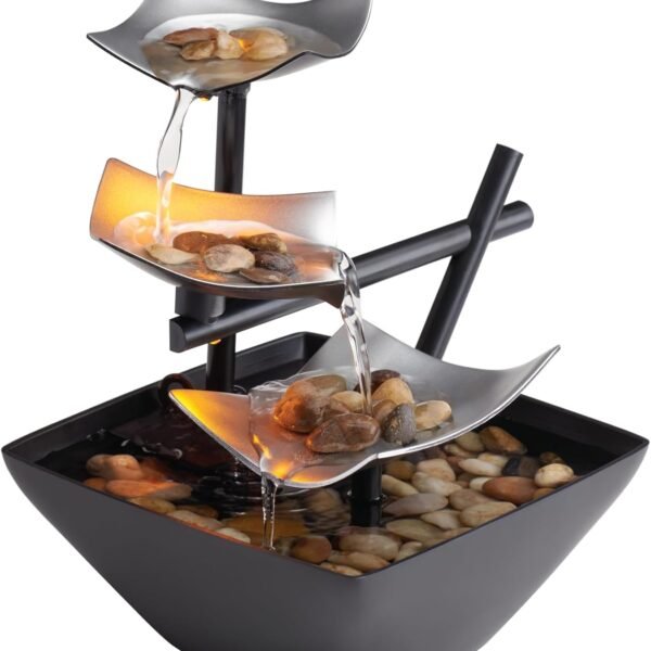 Silver Springs tabletop indoor water fountain