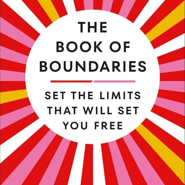 The Book of Boundaries by Melissa Urban book cover in a minimalist CalmDone reading space.