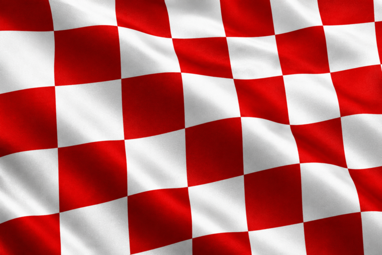 Croatian red and white checkered pattern symbolizing football passion, national pride, and World Cup emotions.