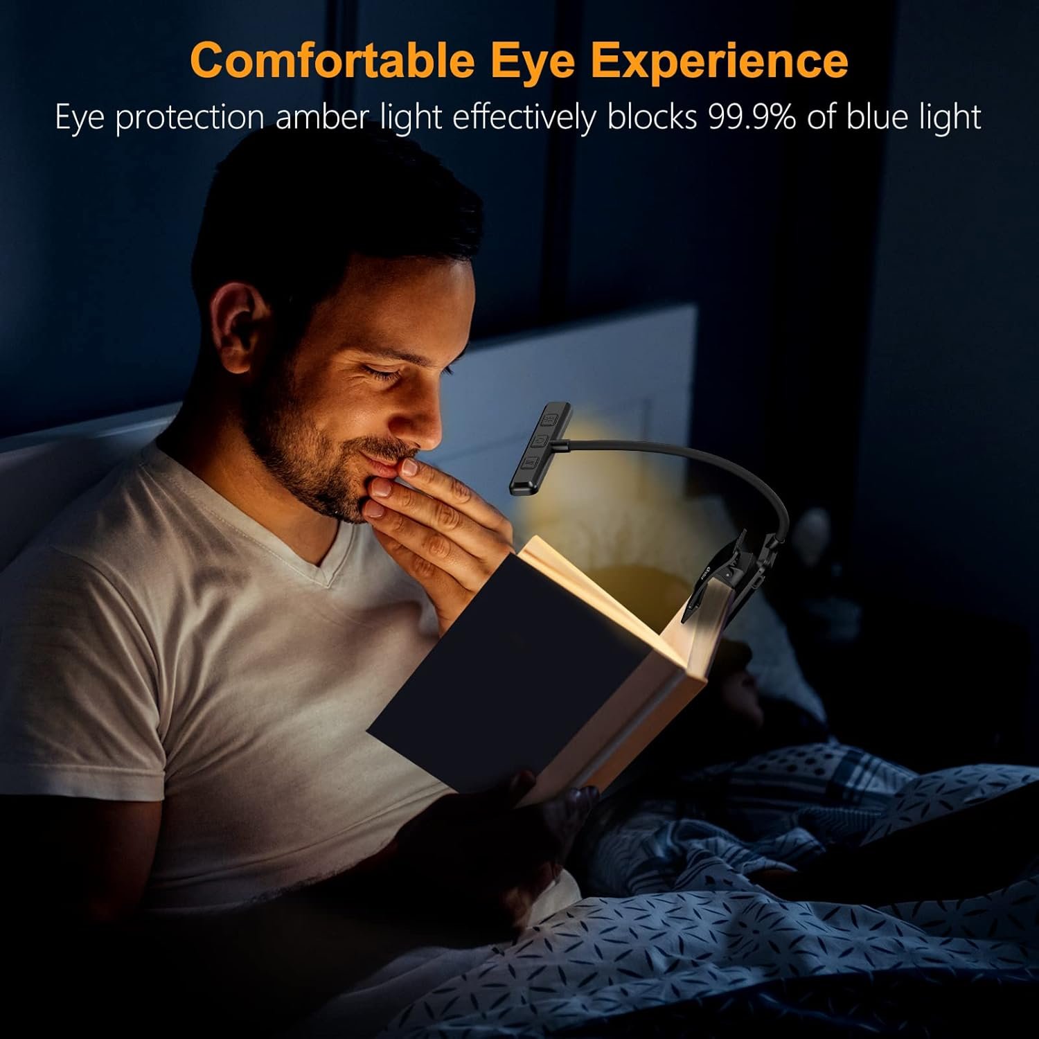 Gritin 19 LED Rechargeable Book Light for Reading in Bed - Image 4